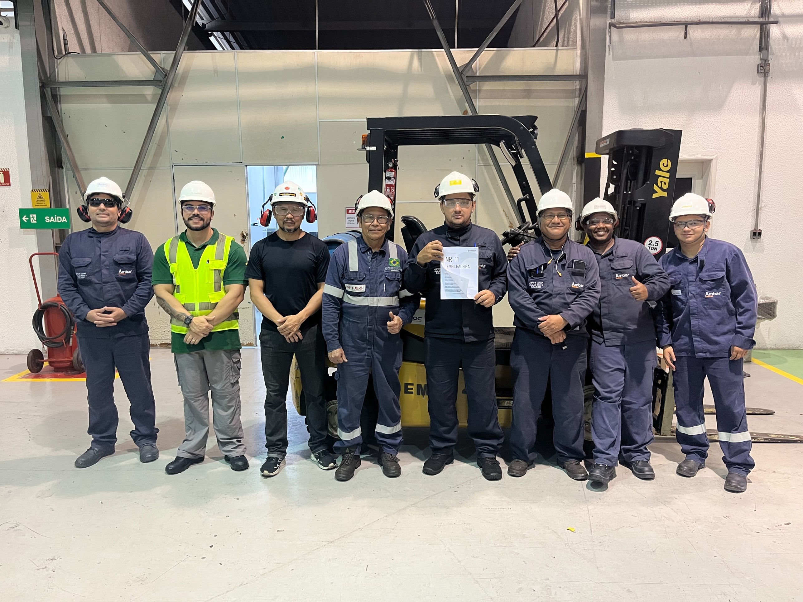 Turma NR 11 Empilhadeira