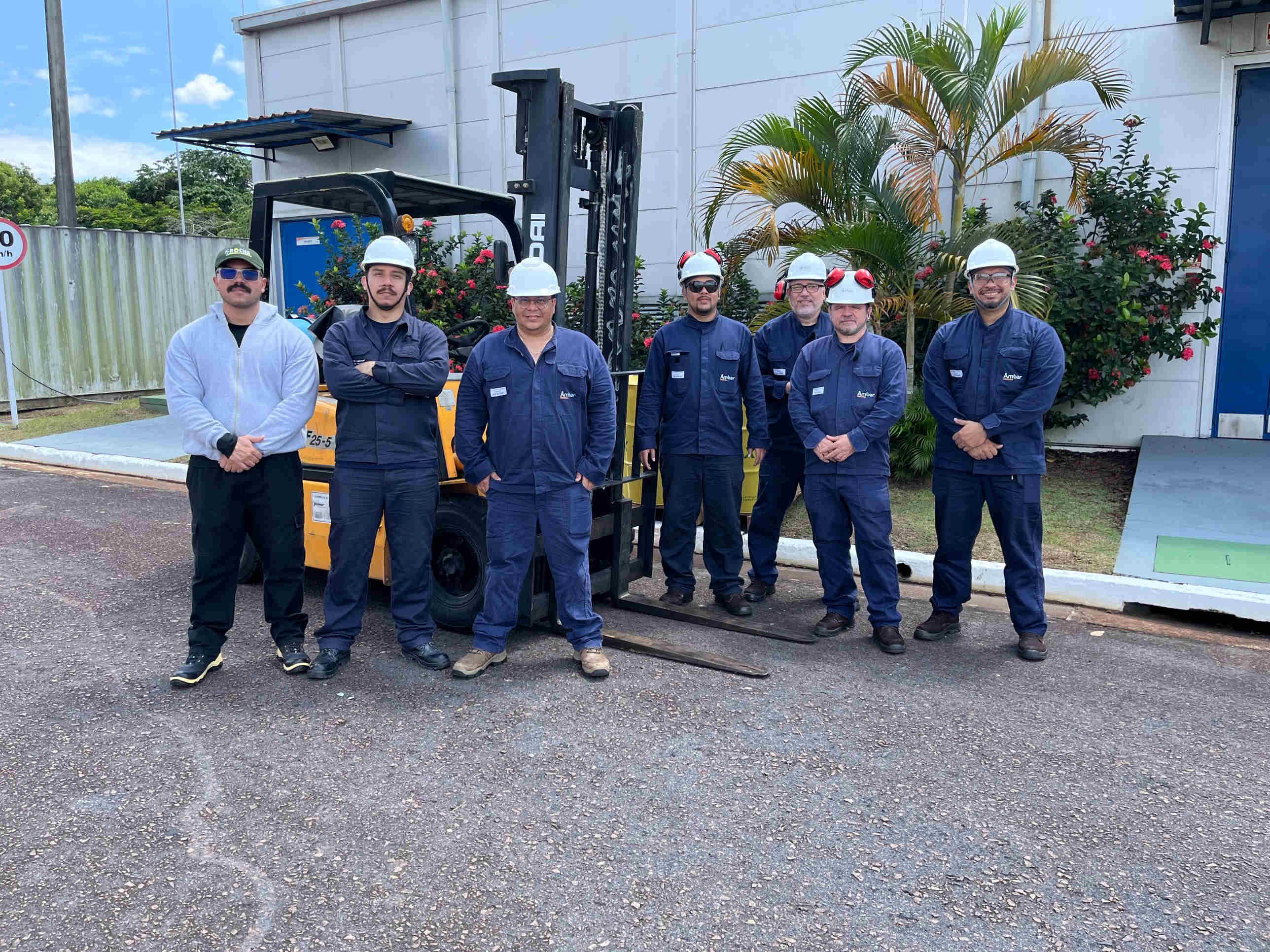 Turma NR 11 Empilhadeira Ambar